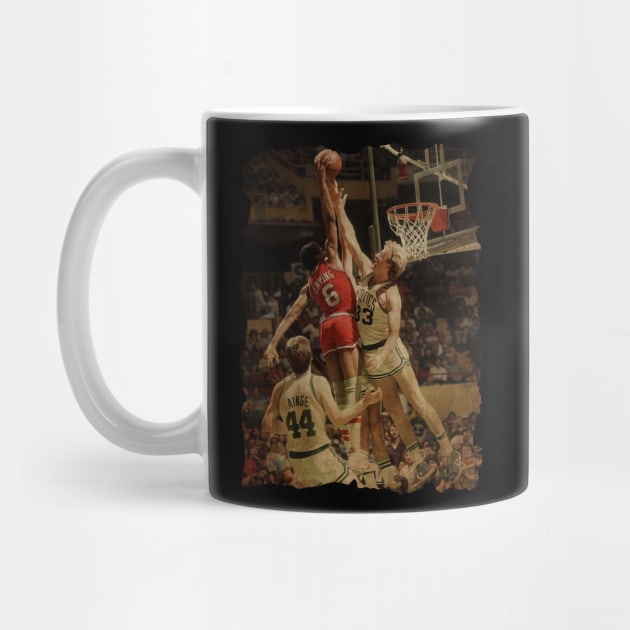 Larry Bird vs Julius Erving Vintage by CAH BLUSUKAN